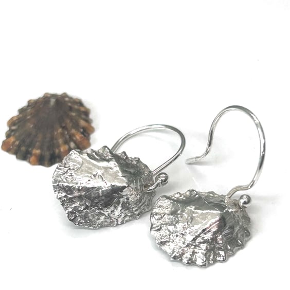 Limpit Love - PMC limpet earrings - hand moulded