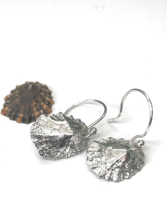 Limpit Love - PMC limpet earrings - hand moulded