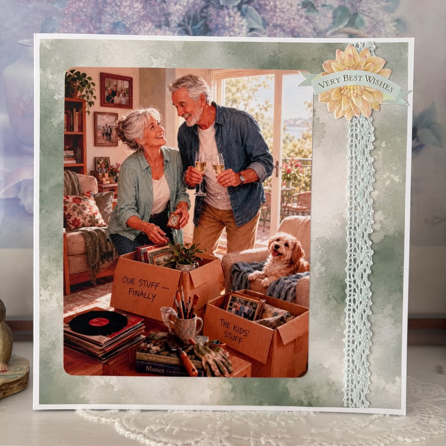 Greeting Card - Downsizing - C 0015