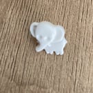 White elephant baby buttons for knitting and crochet 15mm