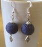 Merino Wool ball earrings - Image 1