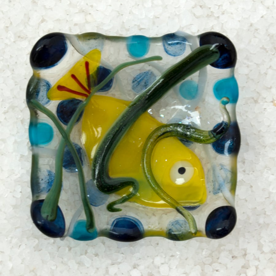 Fused Glass Little Fish Bowl