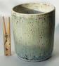 Studio pottery planter in pale green - Image 5