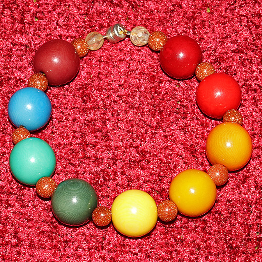 Rainbow Gold Bracelet.