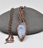 Moonstone and Copper Gothic Style Pendant - Image 4