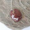 Fossilised Wood Pendant with Sterling Silver Chain