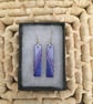 Lavender Toned Drop Earrings - Image 2