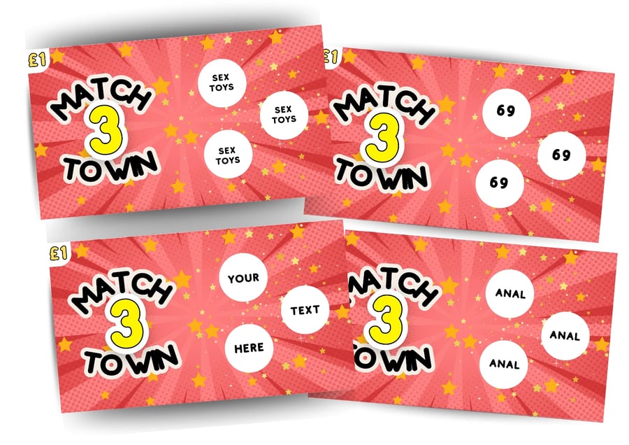 Fake Scratch card's, or Customised option,Wedding,Party's Any Occasion