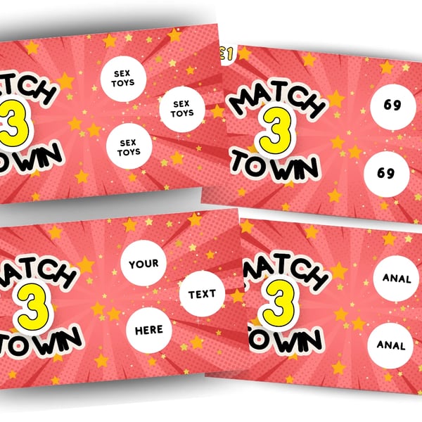Fake Scratch card's, or Customised option,Wedding,Party's Any Occasion