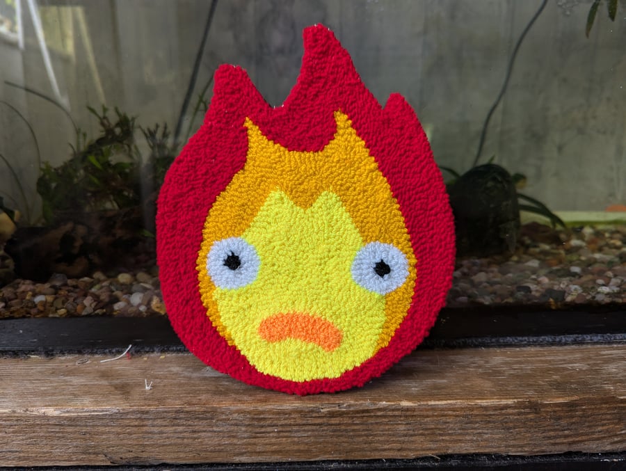 Calcifer - Howl's Moving Castle - Studio Ghibli Mug Rug 