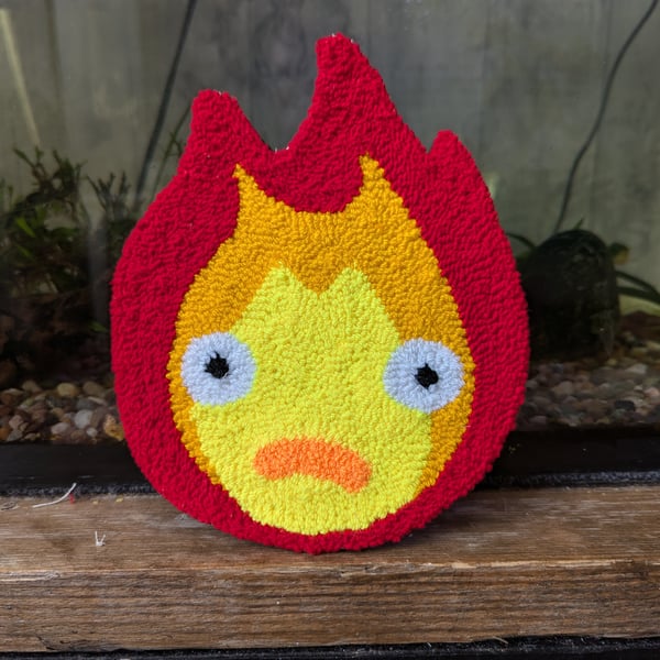 Calcifer - Howl's Moving Castle - Studio Ghibli Mug Rug 
