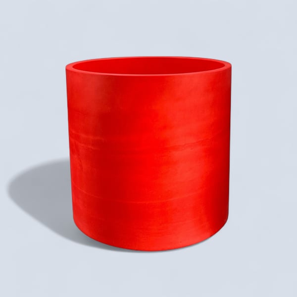  Extra Large Red Plant Pot - 19cm Indoor or Outdoor Planter 