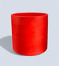 Large Statement Round Red Plant Pot - 19 cm Indoor Planter - Image 2