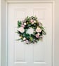 Handmade Cream & Lavender Door Wreath - Floral Door Wreath - Year Round - Image 5
