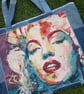 Marilyn Monroe denim tote bag - Image 2
