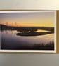 Cuckmere Meanders A5 Greeting Card