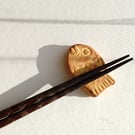 Handmade Ceramic Taiyaki Chopstick Rest