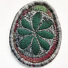 Textile Brooch Free Machine Embroidery 