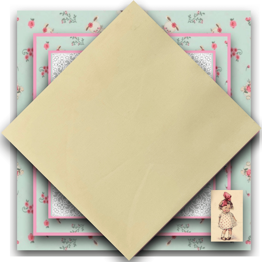 Sale Item- Plain Cream Fat Quarter