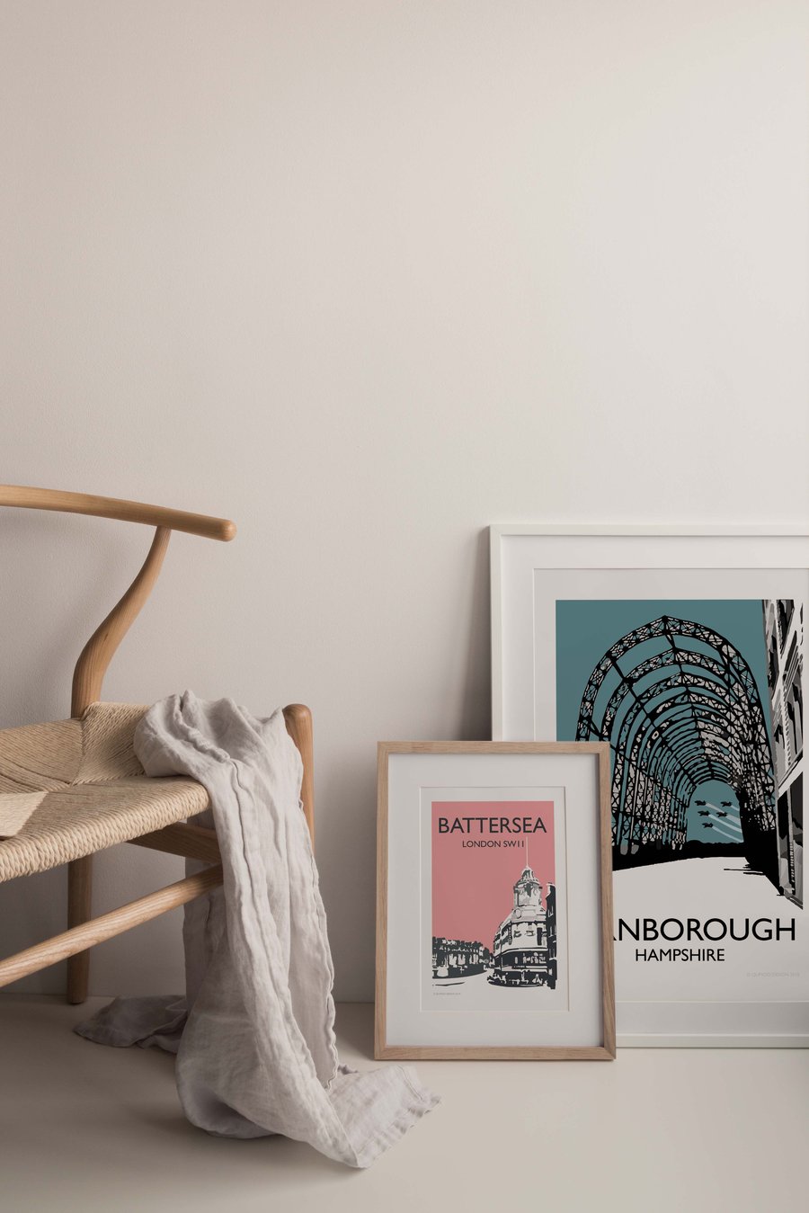 Battersea London Giclee Travel Print