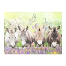 Just Bloomin’ Pals Horse Friends Glass Chopping Board