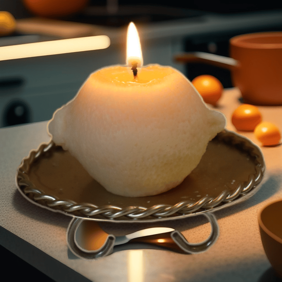 Lemon Shaped Candle