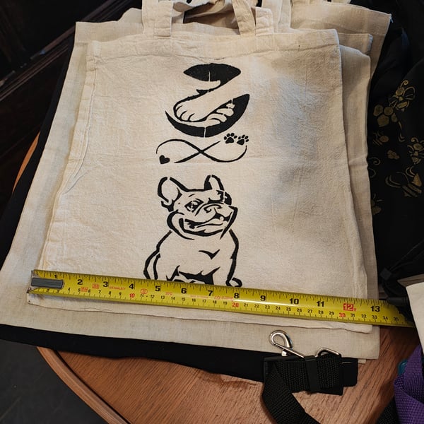 Hand painted tote bag 