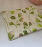 Zipped Purses, Pouch, Small Cosmetic Bag, Accessory Purse, Botanical  - Image 1
