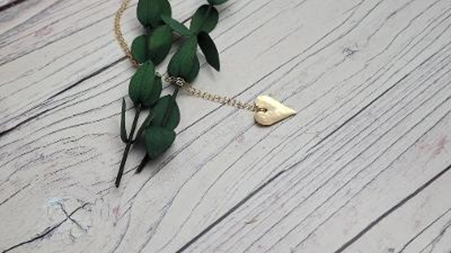 GOLD FILLED HEART PENDANT