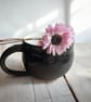 Ceramic Cup in Black Glaze - Image 5