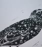 Starling Linocut Art Print - Image 6