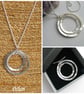 Karma Circles Silver Pendant - Image 2