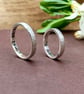 Handmade Personalised Silver Tree Bark Ring - Image 4