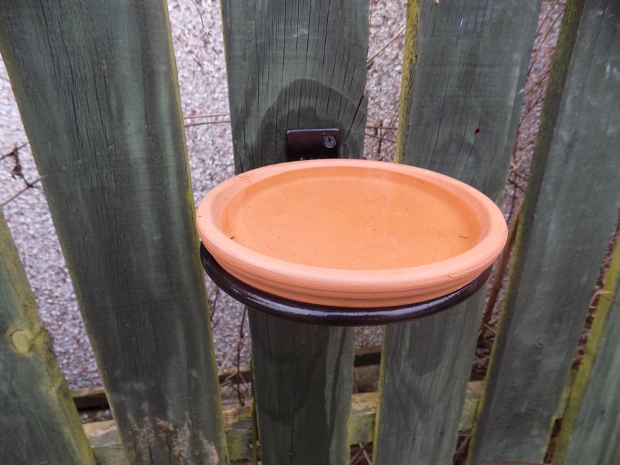 Terracotta Bird Bath................................Wrought Iron (Forged Steel) 