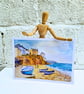  Art Print The Beach, Cawsand Cornwall From An Original Watercolour Painting A4 - Image 3