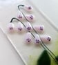 Foxglove small suncatcher, digitalis hanger, foxglove suncatcher in fused glass, - Image 10