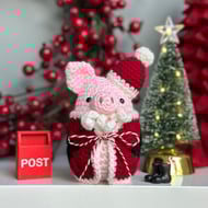 Santa Piggy in a Blanket