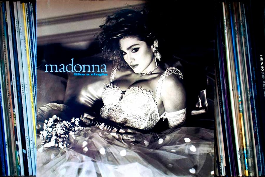 Madonna Like A Virgin Album Front Cover Photograph Print