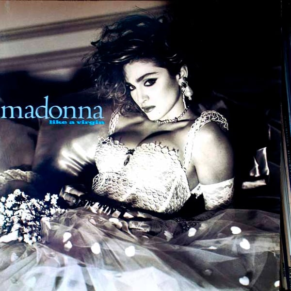 Madonna Like A Virgin Album Front Cover Photograph Print
