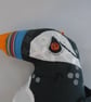 Upcycled Puffin Wall Hanging – with Personalised Tag Option - Image 2