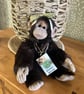 Hand made alpaca chimp 