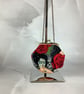 Day of the Dead coin purse, Gothic frame purse, Colour and chain options - Image 7