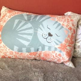 Cushion Rectangular Cat Print Double sided print