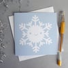 Sweet Snowflake Kawaii Christmas Card
