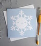Sweet Snowflake Kawaii Christmas Card - Image 1