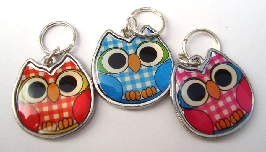 Owl Stitch Markers 