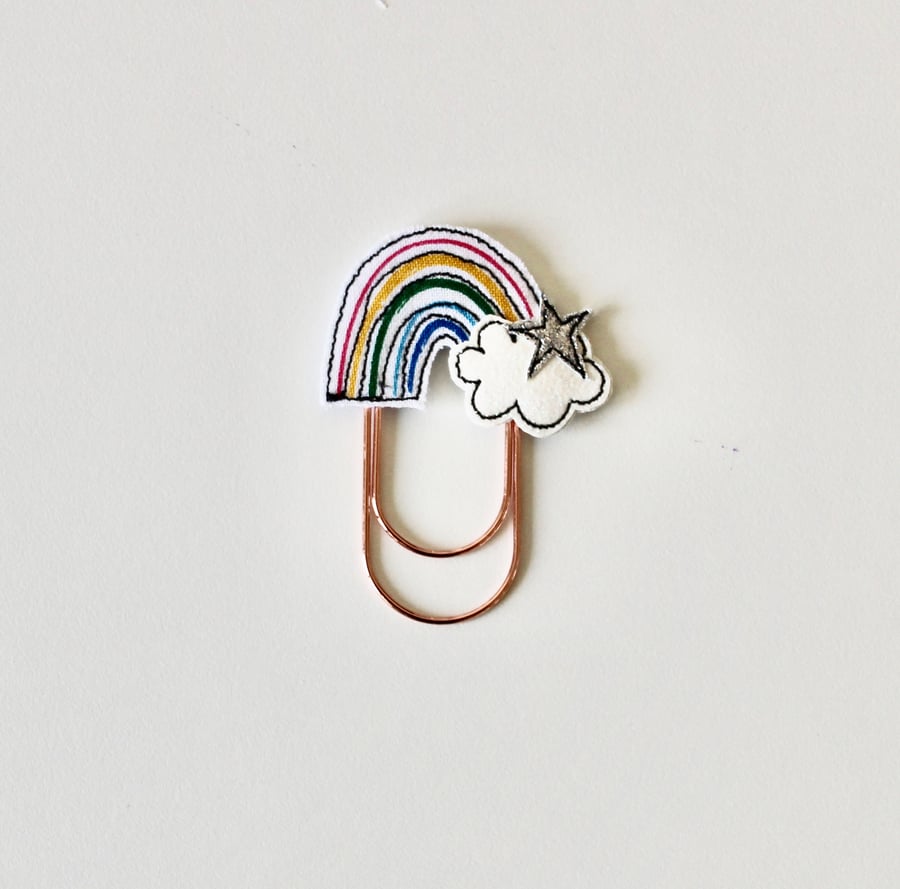 'Rainbow' - Handmade Bookmark