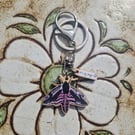 Privet Hawk Moth Keyring