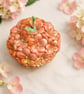 Handmade Hydrangea Basket Candle-Floral Soy Wax Home Decor Gift - Image 3