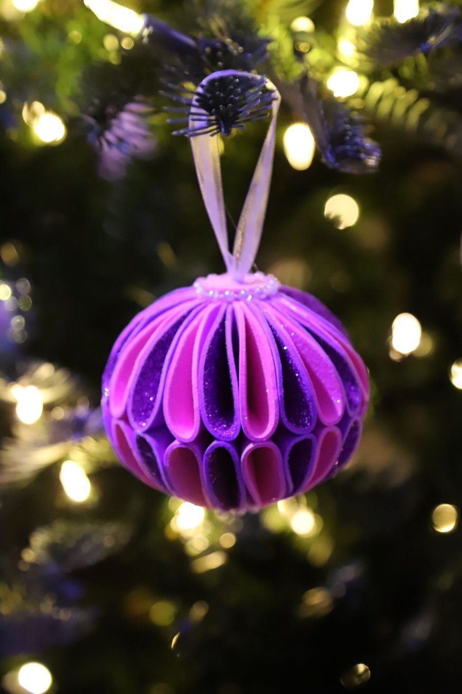 Pink and Purple Bauble